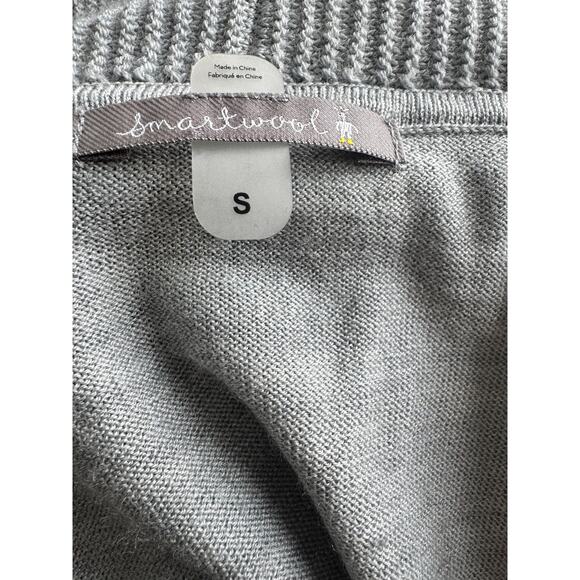 SMARTWOOL Granite Falls Merino Wool Turtleneck Gray Sweater Dress in Size Small - Picture 4 of 8